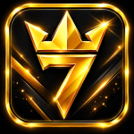 King777 Game golden crown and 7 logo